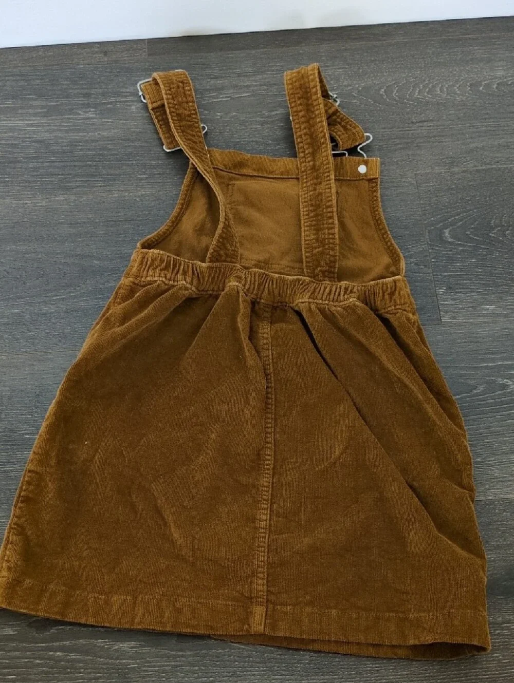 Crewcuts Corduroy Pinafore in Chestnut Brown